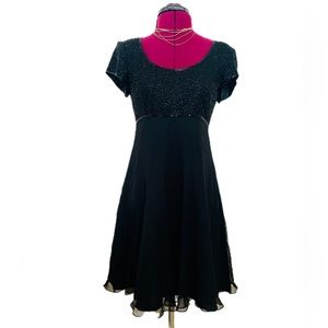 Silk Black Dress Size 6